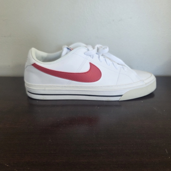 Nike Court Legacy Next Nature White Red Black New In Original Box Mens Size 7.5 - Picture 5 of 15